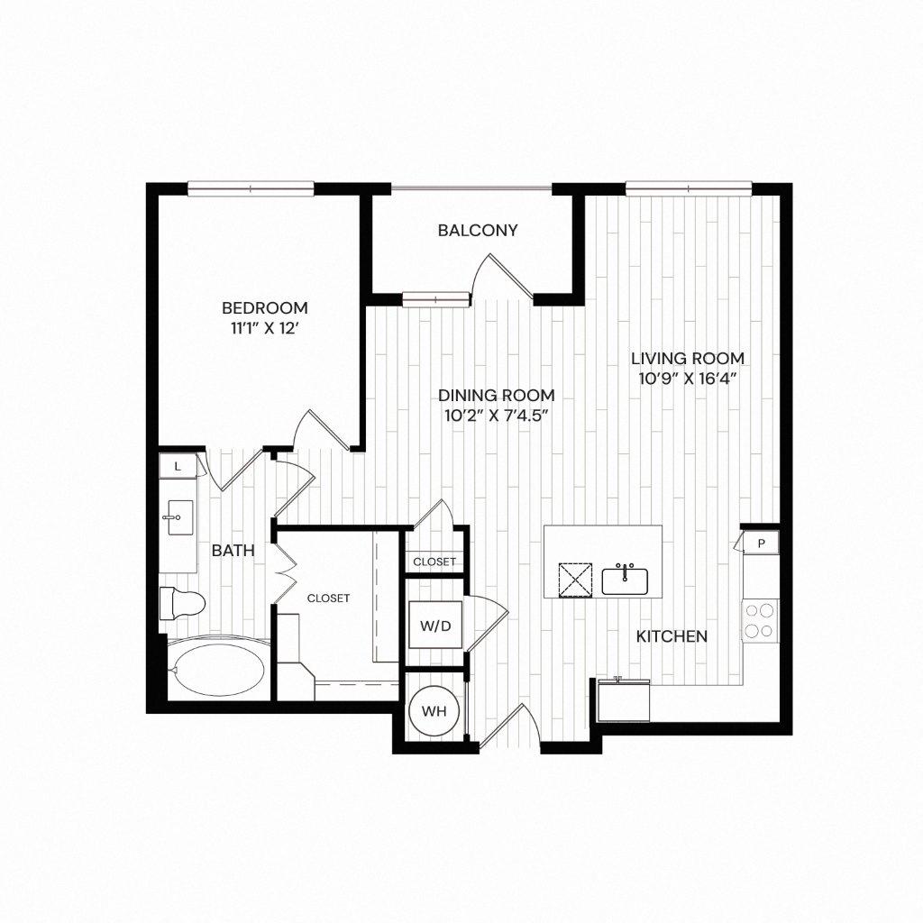 Aura Southgate A4 Floor Plan